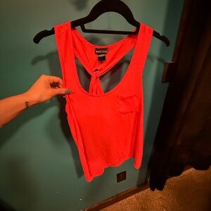 Wet Seal Bright Red Tank Top